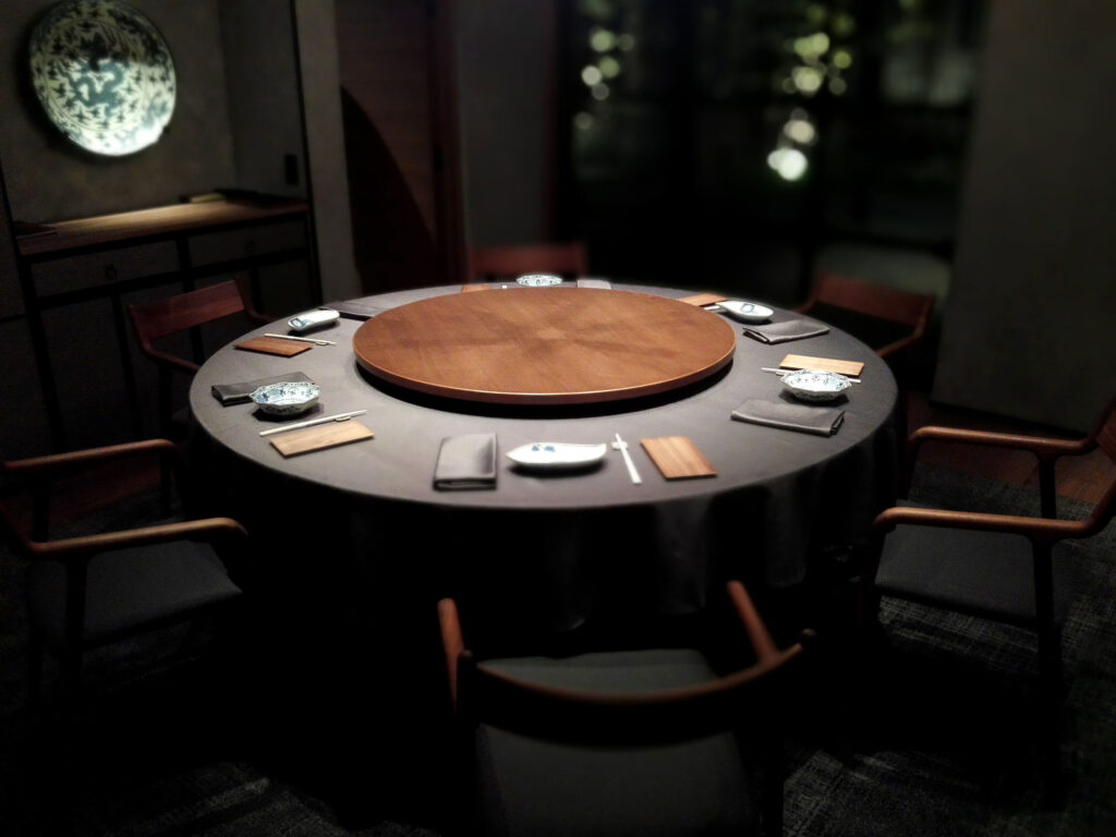 茶禅華の店内の雰囲気