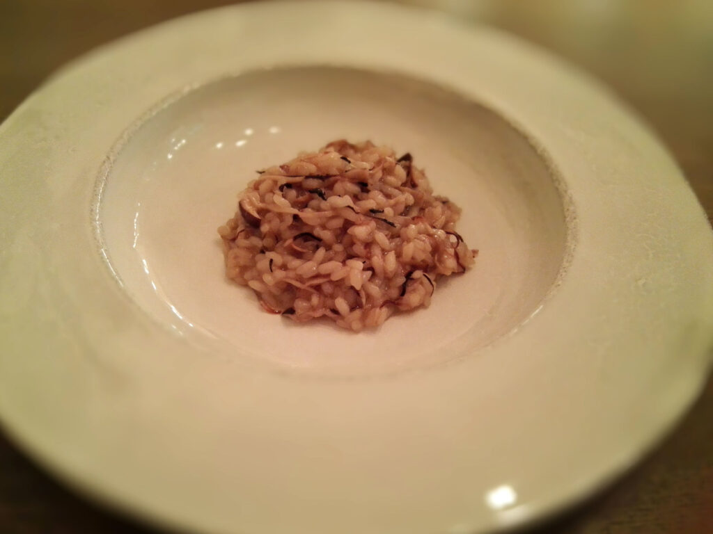 シンプル(キノコリゾット)