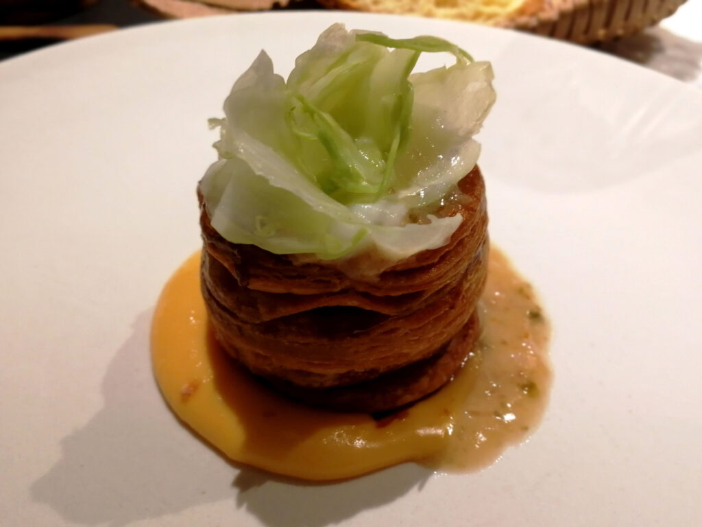 ふぐ白子のパイ包み