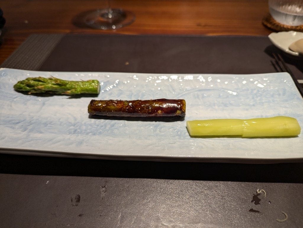 アスパラガスを三つの調理法で